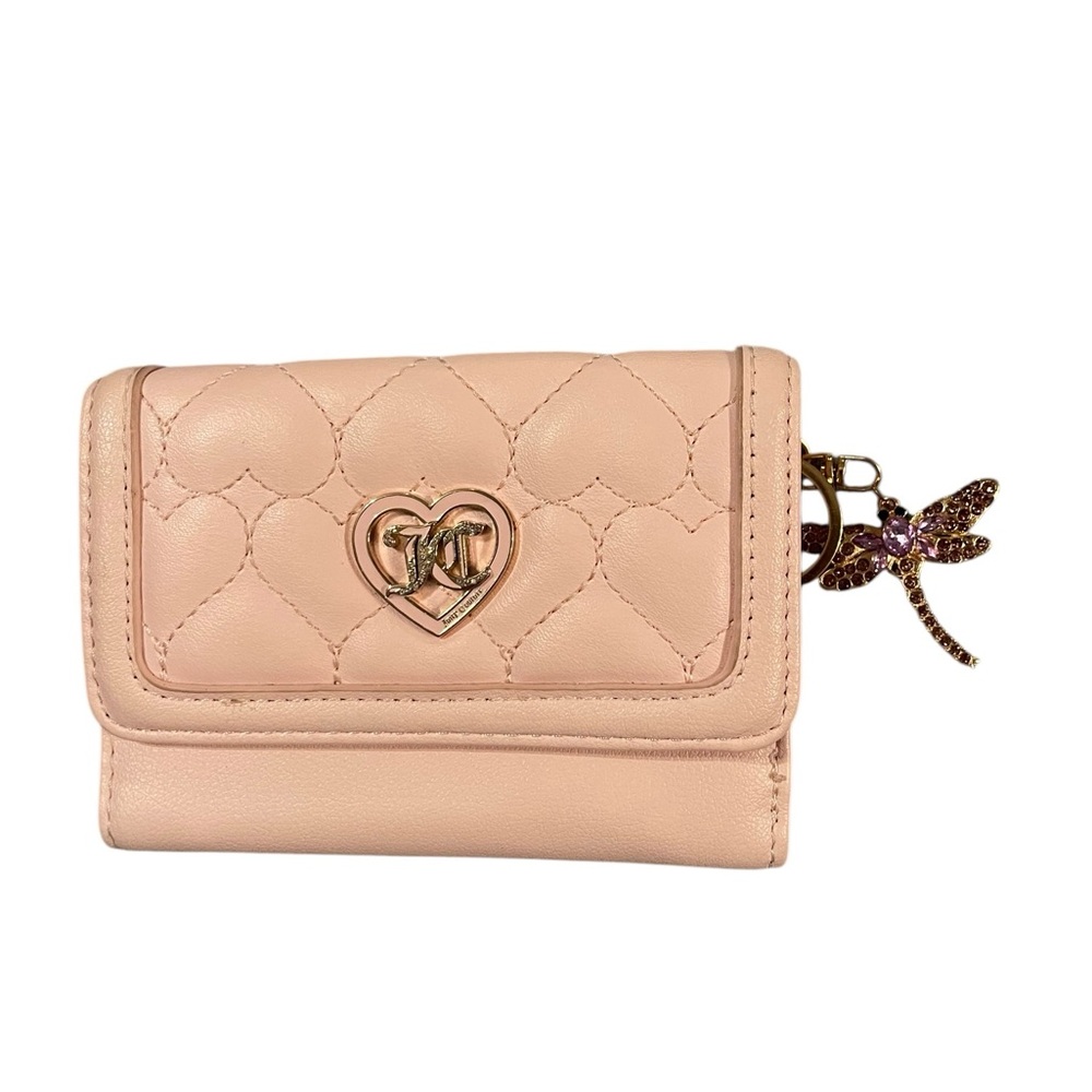 Juicy Couture Blush Pink Quilted Wallet - Picture 2 of 3